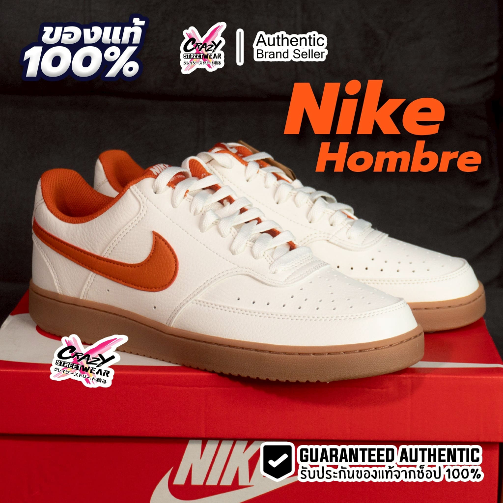 Nike Court Vision Low ของแท้ 100% HV4506-100 รองเท้าผู้ชาย Shoes Men รองเท้าใส่ทำงาน