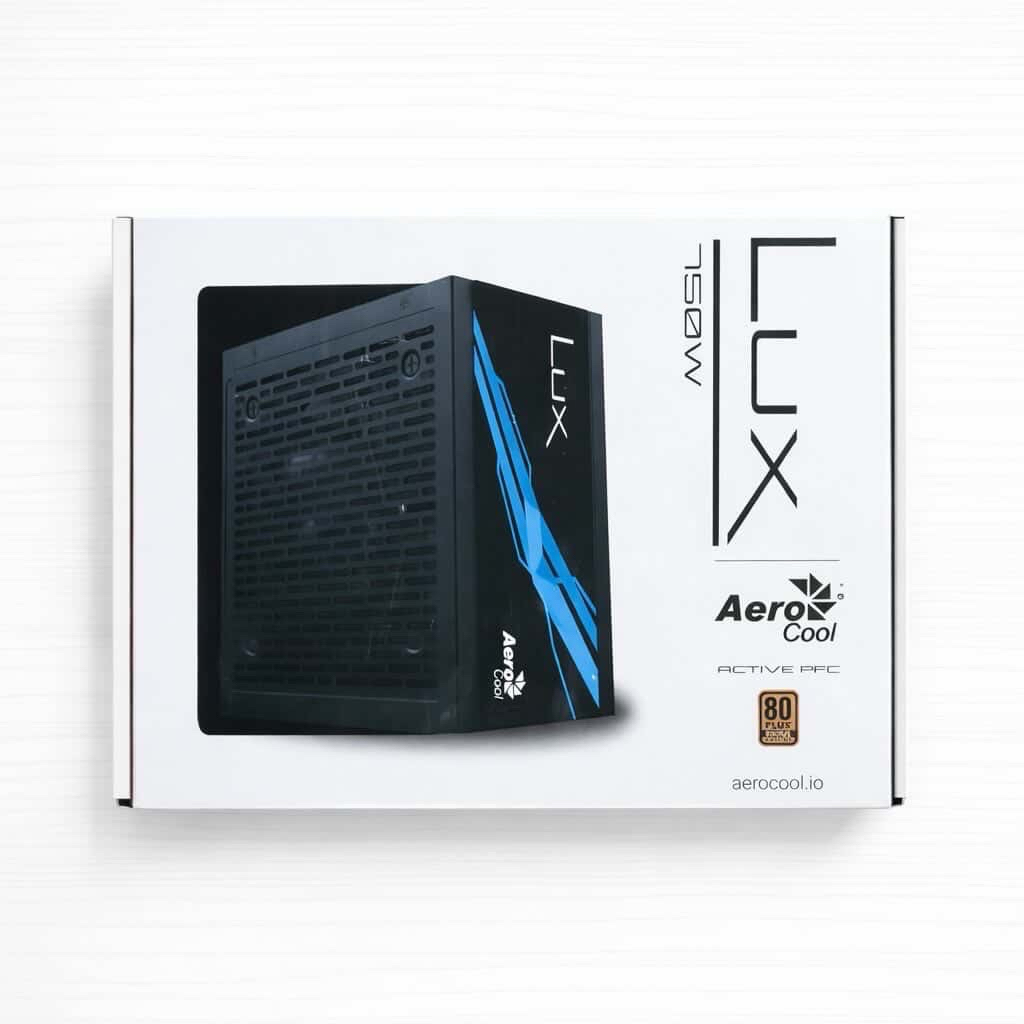 กล่อง PSU กล่อง POWER SUPPLY Aerocool lux 750w 80+