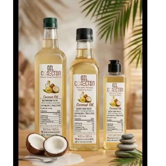 Coconut Oil 100% Pure Cold Pressed Coconut Oil
