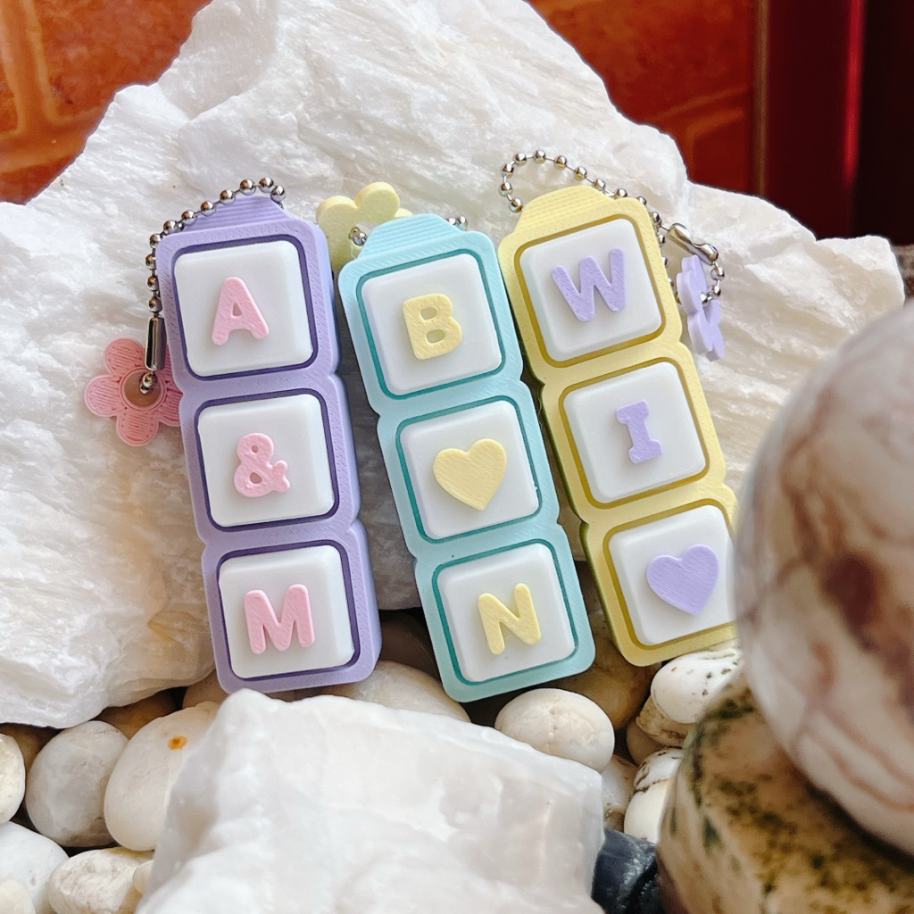 ส่งไว keycaps พวงกุญแจคีย์แคป 3D Custom พวงกุญแจปุ่มกด clicker ชื่อ giveaways ของจวัญปัจฉิม ของที่ระลึก ราคา ถูกที่สุด ดีลบีเคเค แกลเลอรีภาพที่ 8