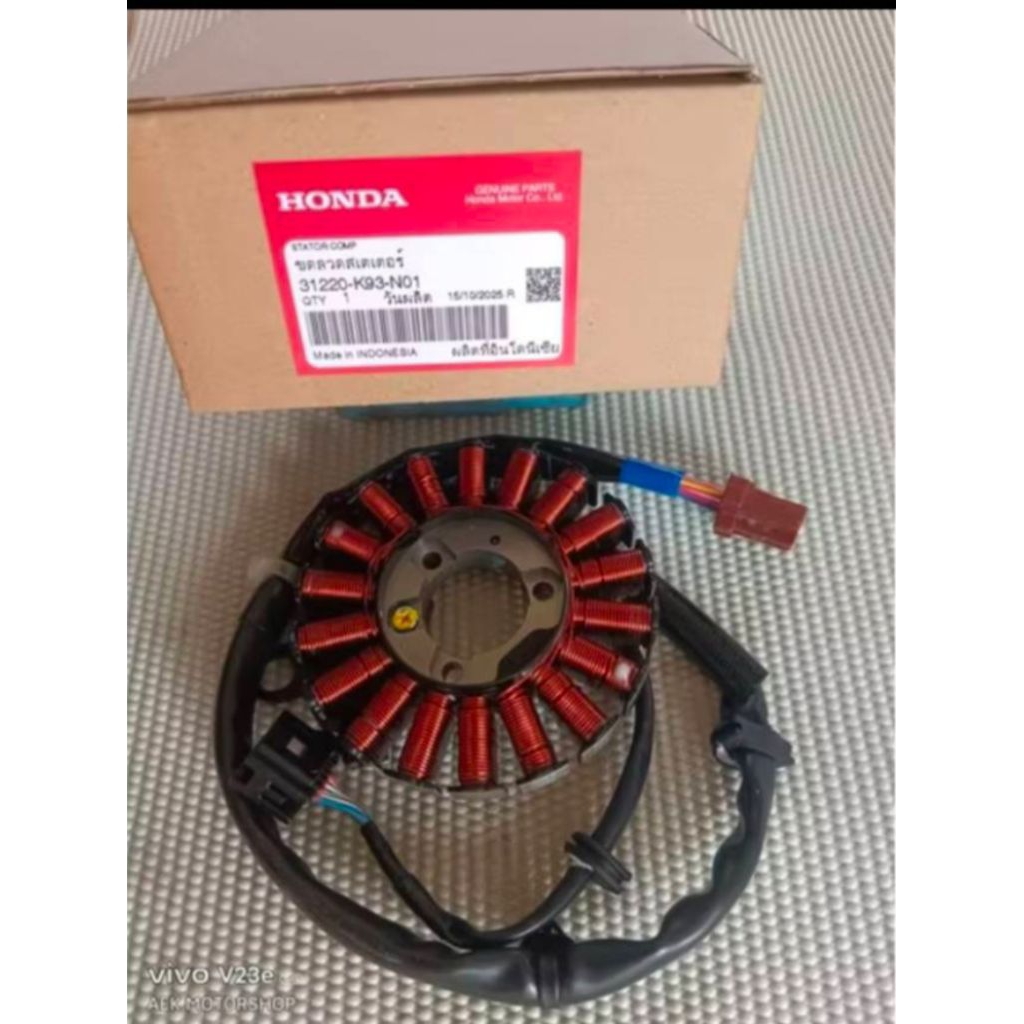 ชุดฟินคอล์ย Honda Scoopy i ปี 2018 แท้. รหัสสินค้า 31220-K93-N01. เป็นของแท้