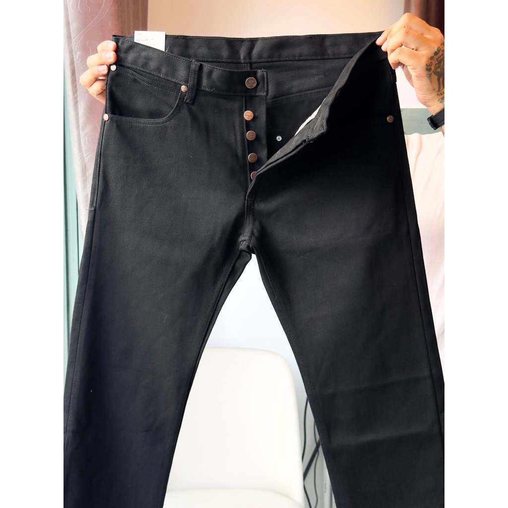 SUPER BLACK 16oz.กระบอกกลางกระดุม