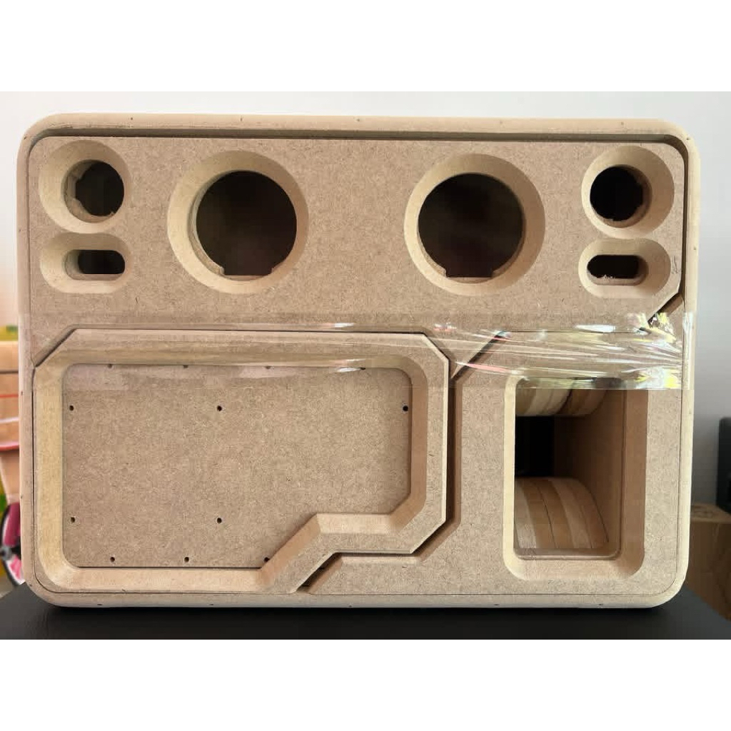 ตู้เปล่า 6.5 กระแทกข้าง ทรงโค้ง