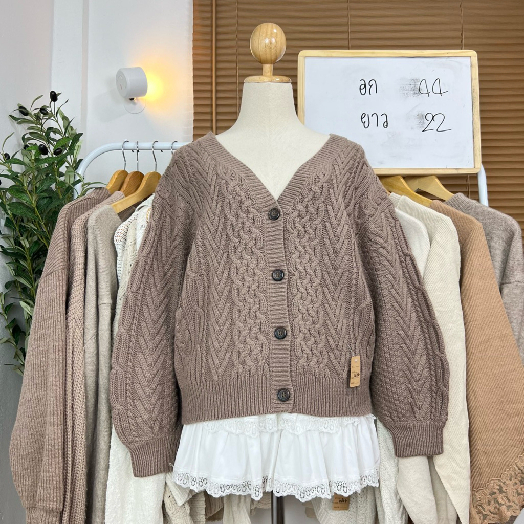 ‼️ update 🍒08.03.69 K เสื้อไหมพรมเกาหลี มือสอง✨🎀