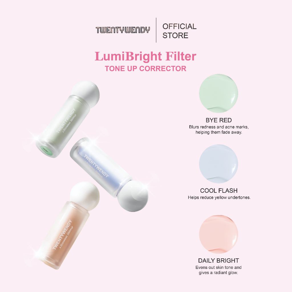 twentywendy | LumiBright Filter | Tone Up Corrector เบสปรับสีผิว ช่วยเปิดไฟให้ผิว เบลอรูขุมขนให้ผิวเ