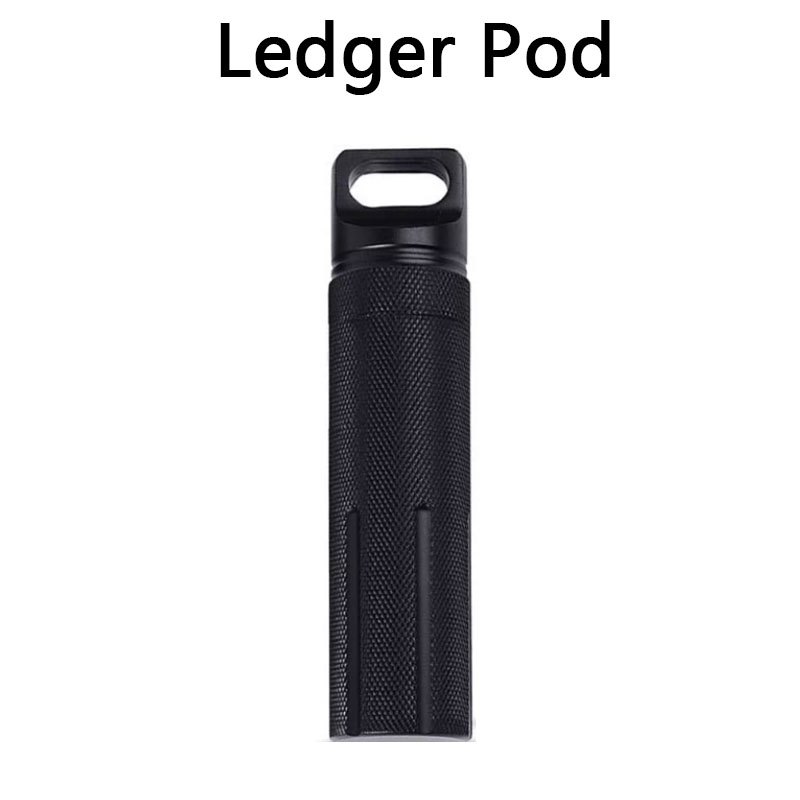 ขวดกันกระแทกทำจากอะลูมิเนียมอัลลอยด์ สำหรับ Ledger Nano X และ Ledger Nano S Plus