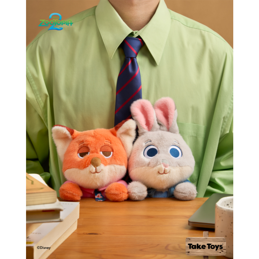 Disney Zootopia 2 Posture Posture Pal Plush - ตุ๊กตาเกาะโต๊ะซูโทเปีย 2