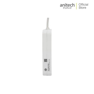 Anitech 4 ช่อง 1 สวิตช์ รุ่น H5534-WH สายยาว 3 เมตร กำลังไฟ 2200W