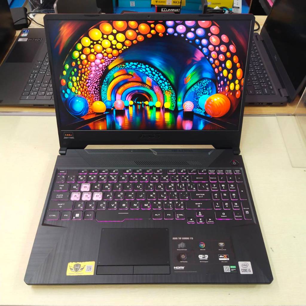 ASUS  TUF  GAMING  F15  FX506LHB – HN323W  สภาพเครื่อง  80%