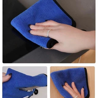 ผ้าเช็ดครัว 3D ขนาด 25x25 สองสีผ้าเช็ดโต๊ะ ผ้าเช็ดจาน ผ้าเช็ดมือ ผ้าขี้ริ้ว ผ้าเช็ดทำความสะอาดอเนกประสงค์