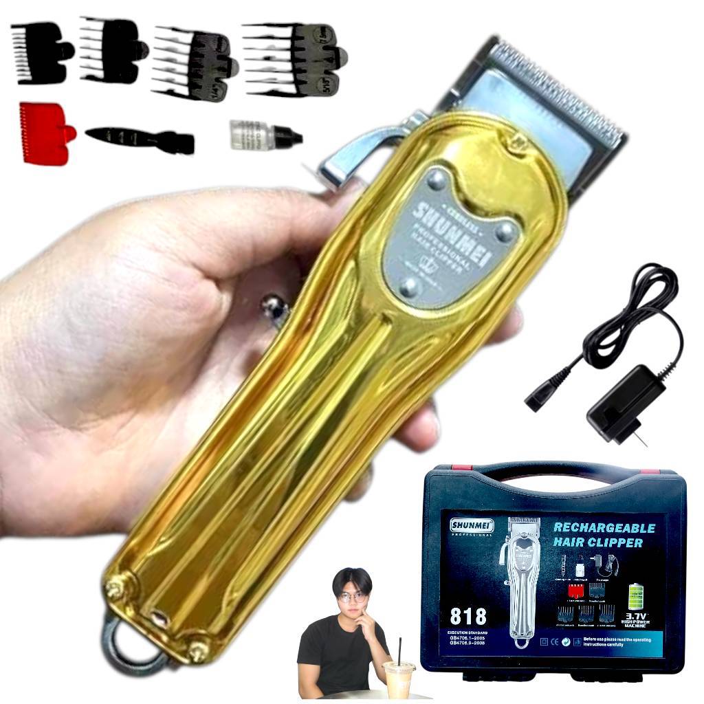 ปัตตาเลี่ยน Shunmei 818 ไร้สาย ที่ช่างตัดผมนิยมใช้กันมากที่สุด บัตตาเลี่ยน