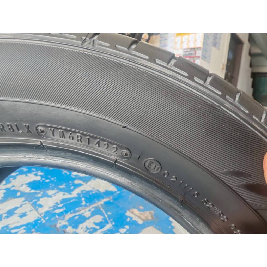 ยางเปอร์เซ็นต์ Dunlop ขนาด 185 65 R15 ปี21 ราคา 351 บาท