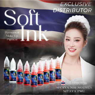 สีสักปาก Soft Ink by Master Mai Tuyet Ha ของแท้|SOFT INK 10m…