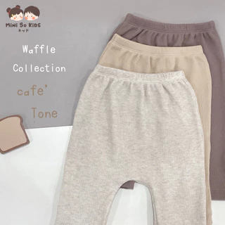 กางเกงเด็ก ทรงก้นป่อง ขาสามส่วน Waffle collection🧇