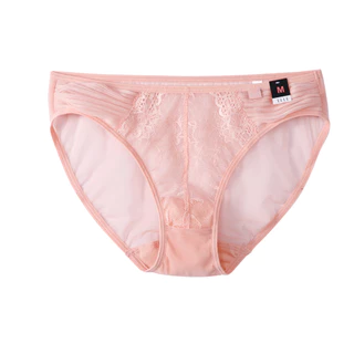 ELLE Lingerie BIKINI LOWRISE PANTY กางเกงในรูปแบบ Bikini แต่งพลีท - LU2758