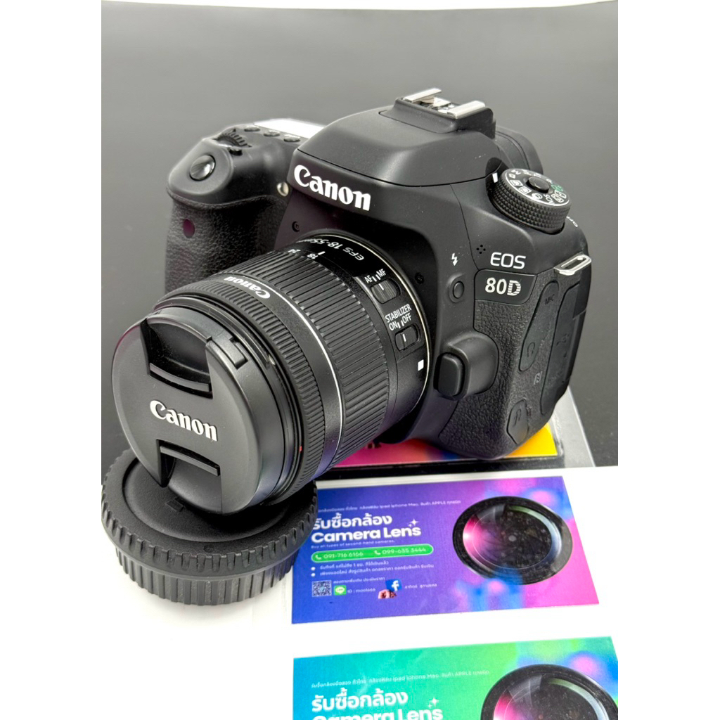 Canon 80D +18-55 is stm. ชัตเตอร์29,000🔴ผ่อนได้🔴 รับซื้อกล้องมือสอง