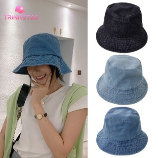 COD🚚หมวกยีนส์ผู้หญิงทรงชาวประมง สไตล์ลำลอง อเนกประสงค์ สไตล์…