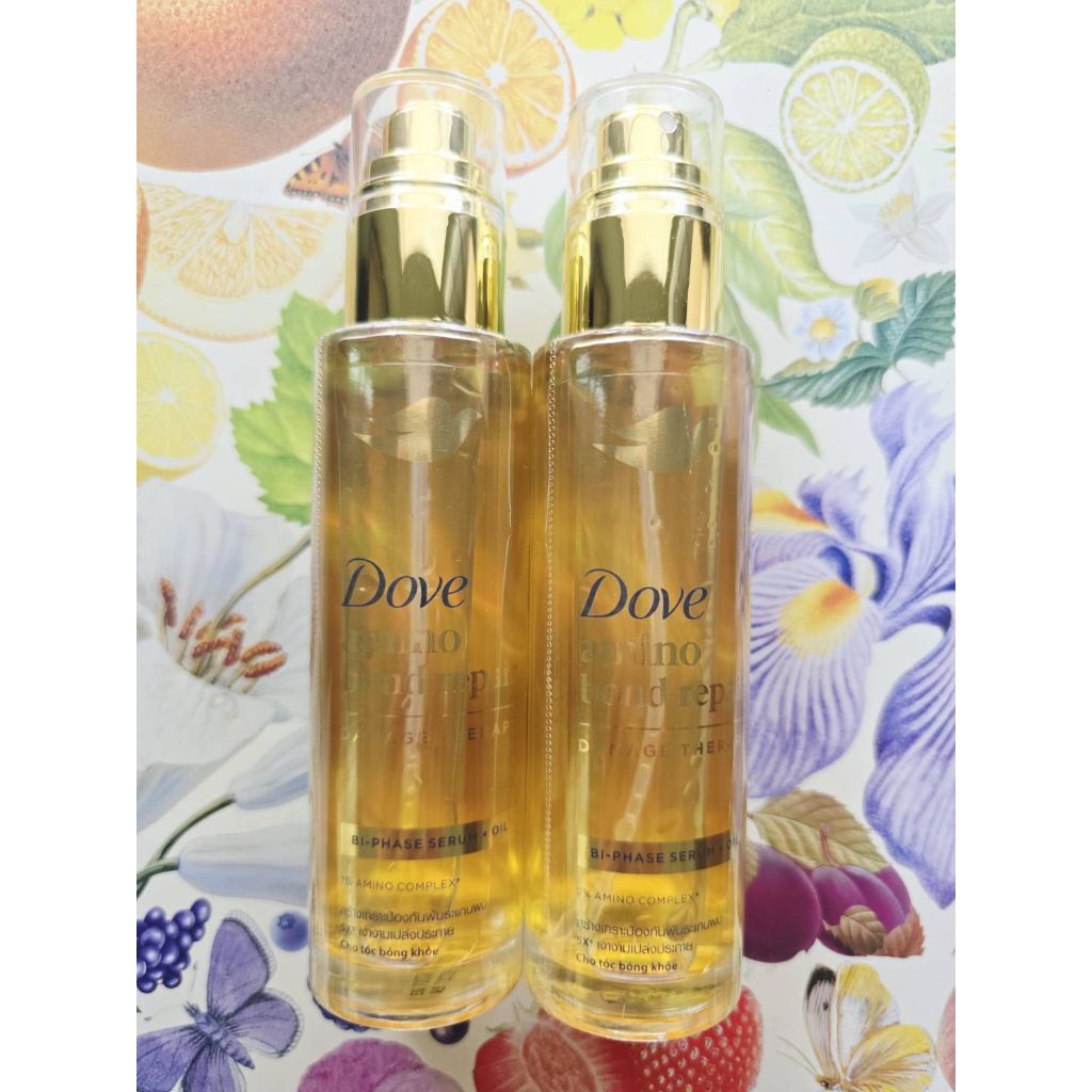 Dove Amino Bond Repair Damage Treatment Therapy 77ml.เซรั่ม+ออยล์กู้ผมเสีย