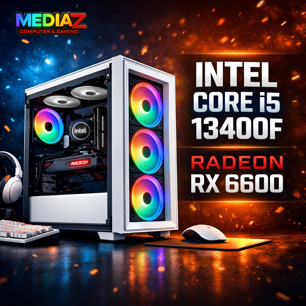 ผ่อนได้ ส่งไว Intel Core i5-13400F RX 580 6500 XT 6600 คอมเล่นเกม PUBG GTA V Valorant Comset