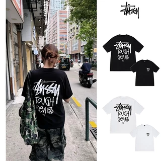 เสื้อยืด STUSSY BASIC LOGO TEE Black/White(US)จัดส่งจากกรุงเทพ
