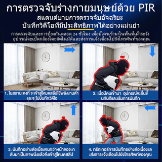 กล้องจิ๋ว กลางคืนแบบอินฟราเรด ขนาดเล็ก 4K HD ไร้สาย ตรวจจับการเคลื่อนไหว บันทึกวิดีโอได้ทุกที่ทุกเวลา รองรับ WiFi