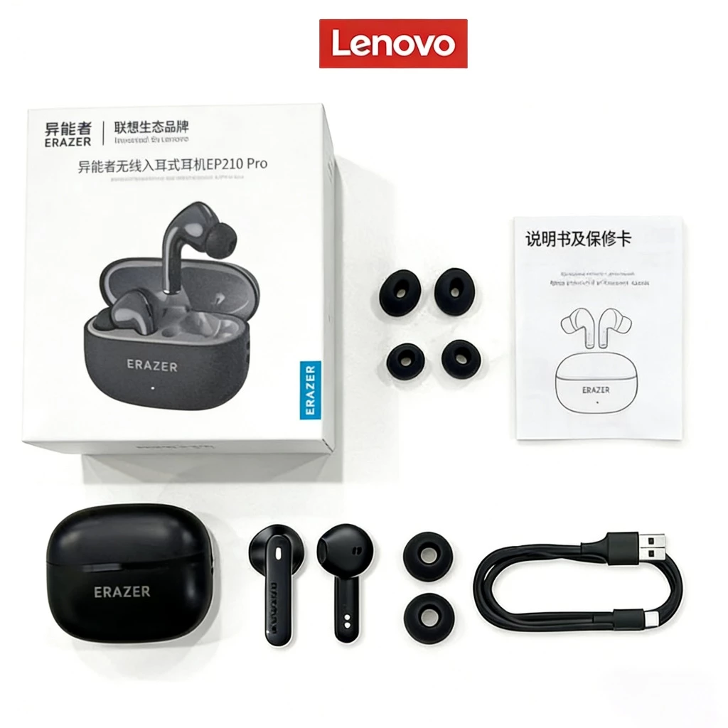 Lenovo EP210 Pro หูฟังบลูทูธ หูฟังไร้สาย TWS บลูทูธ 6.0 พร้อมไมโครโฟน สมาร์ทโฟนทุกรุ่นใช้ได้ thumbnail 10