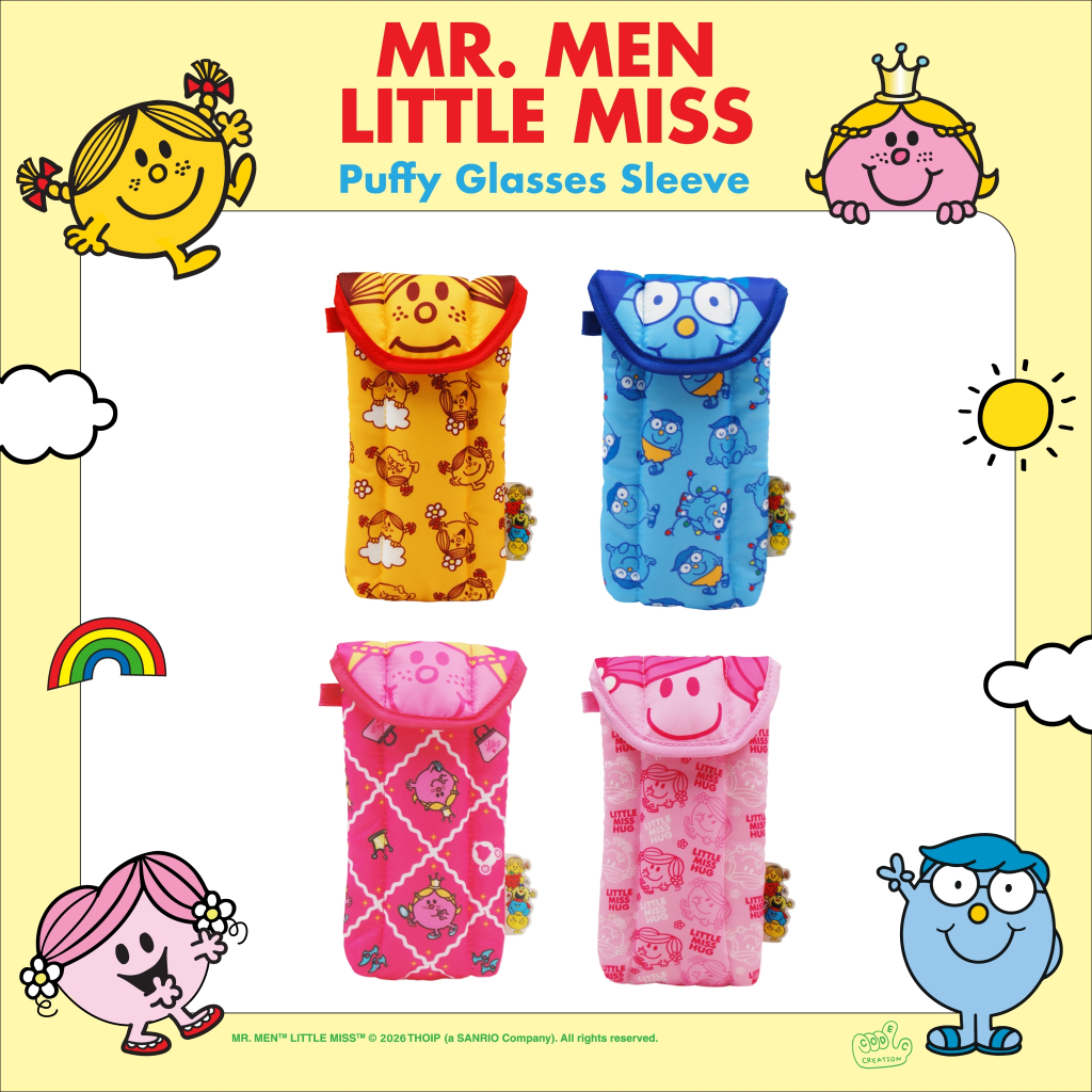 กระเป๋าใส่แว่นตา Glasses Sleeve (Mr.men and Little miss)