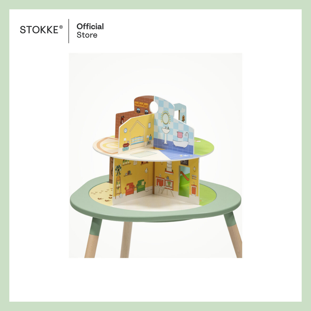 Stokke® Mutable™ Play House 2 Level Rumah Boneka 2 Lantai untuk Meja Aktivitas Mutable™ gambar 4