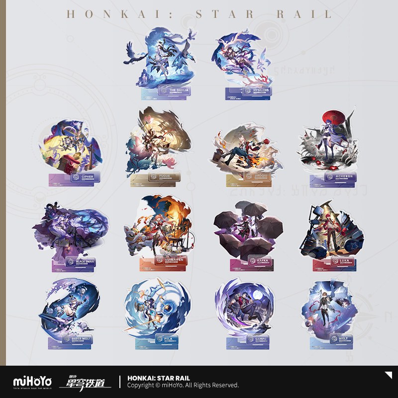 [ พร้อมส่ง / official ] Honkai Star Rail Standee - Nihility path ฮงไค สตาร์เรล สแตนดี้ ลบล้าง Kafka 