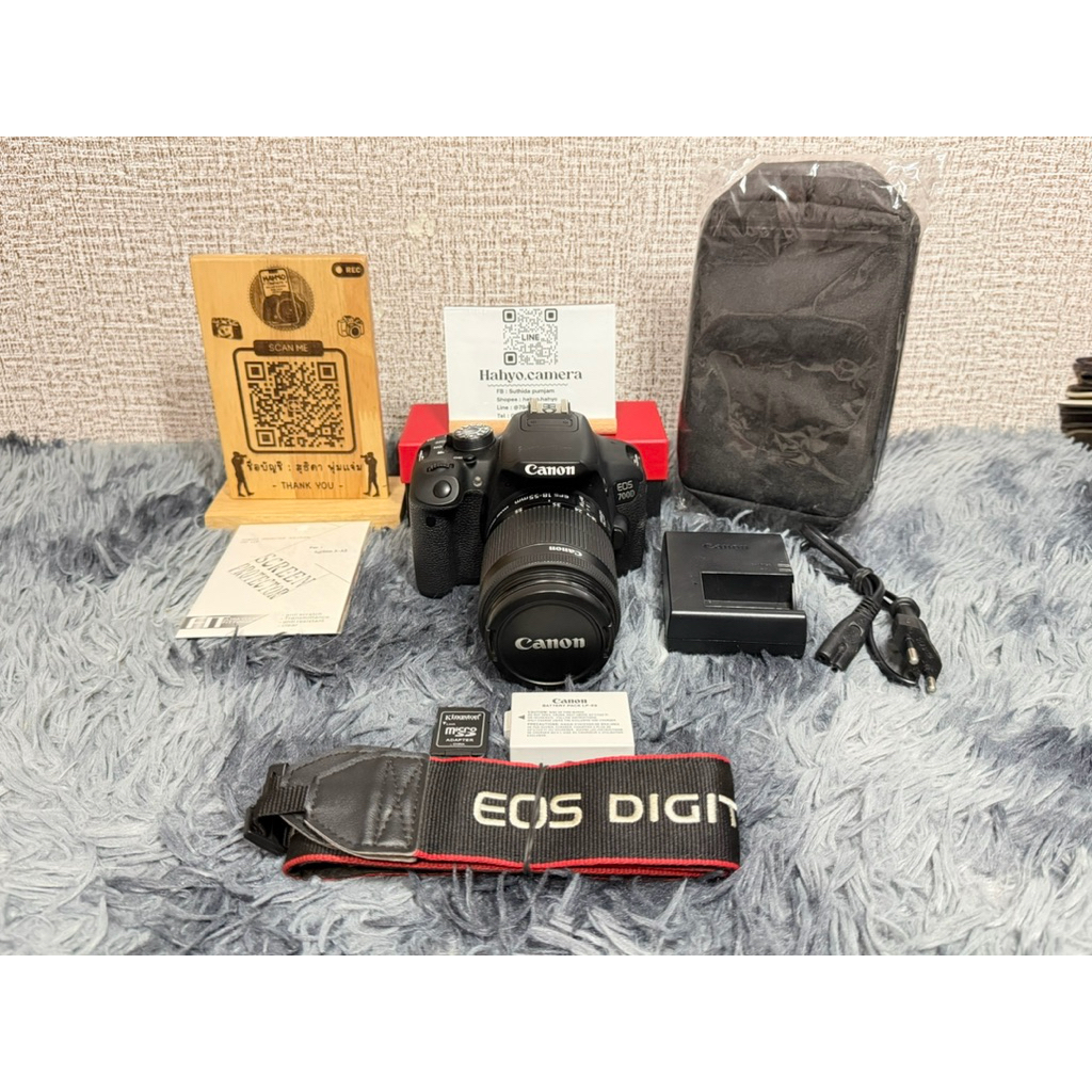 Canon eos 700d มือสองหมดประกัน 🔥 มีบริการส่งด่วน/ส่งทันทีในกทม.🔥
