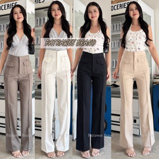 NEW!! P55 กางเกงขากระบอกเอวสูง Premium กางเกงขากระบอก ทรงสวย…