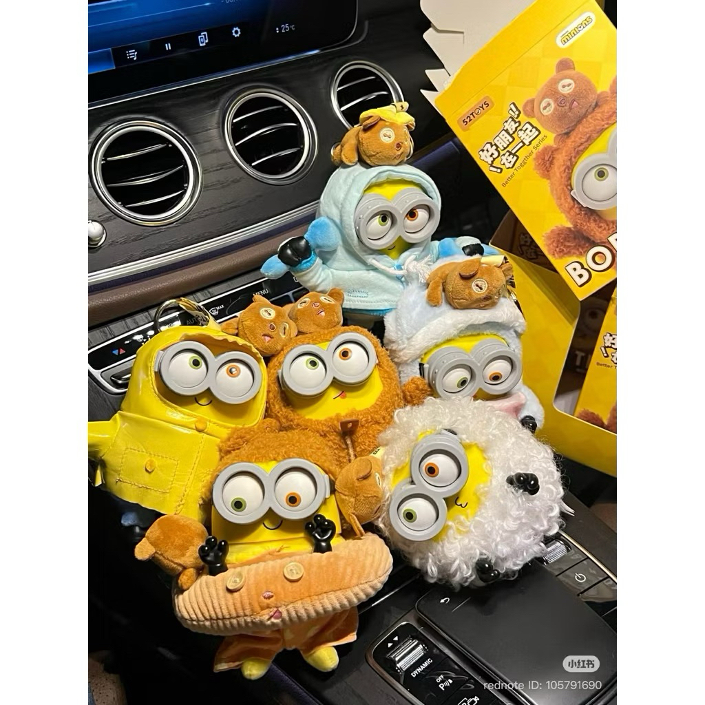 พร้อมส่ง🛵Minions Bob&Tim Better Together Series Keychain พวงกุญแจ ของแท้💯 (เช็คการ์ดเท่านั้น)