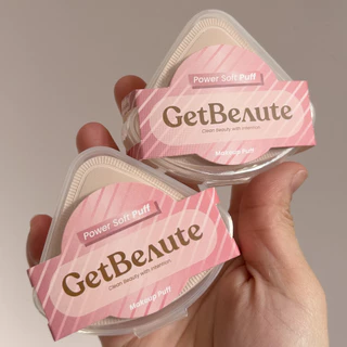 [พัฟแพนเค้ก] GetBeaute | Power Soft Puff พัฟแต่งหน้าเนื้อนุ่มพิเศษ พัฟคุชชั่น พัฟรองพื้น