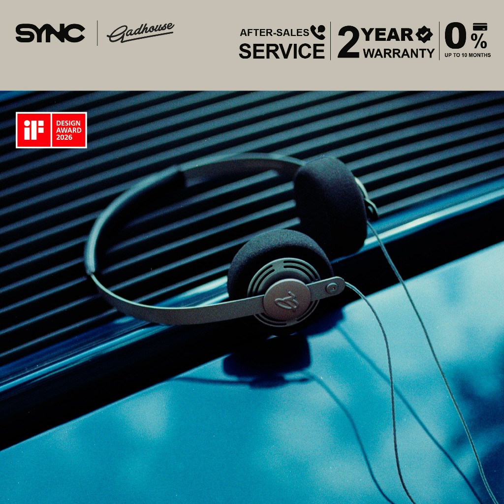 [iF Design Award 2026] Gadhouse Wesley Wired Headphones หูฟังมีสาย ดีไซน์เรโทร 80s เสียงคมชัด ไมค์ใน