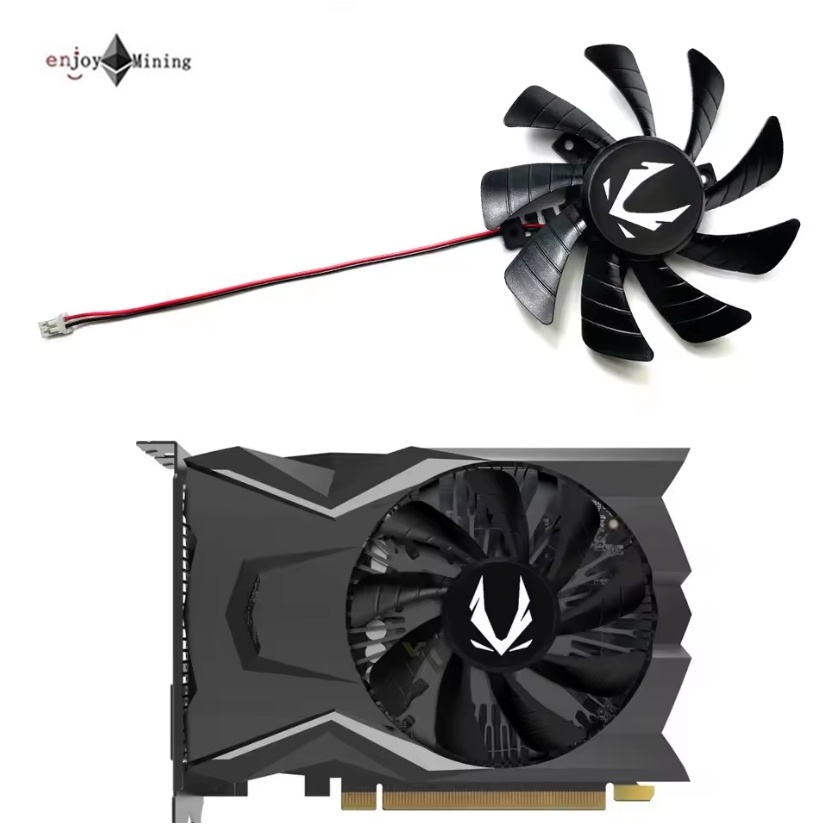 พัดลมการ์ดจอ ZOTAC GTX 1650 1630 GDDR6 graphics card cooling fan GA92S2U