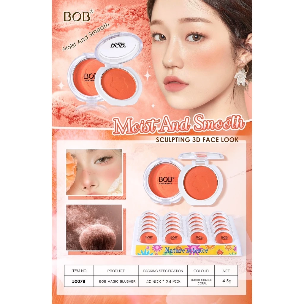 Hot Bob Moist and Smooth Blusher no.5007b thumbnail 5
