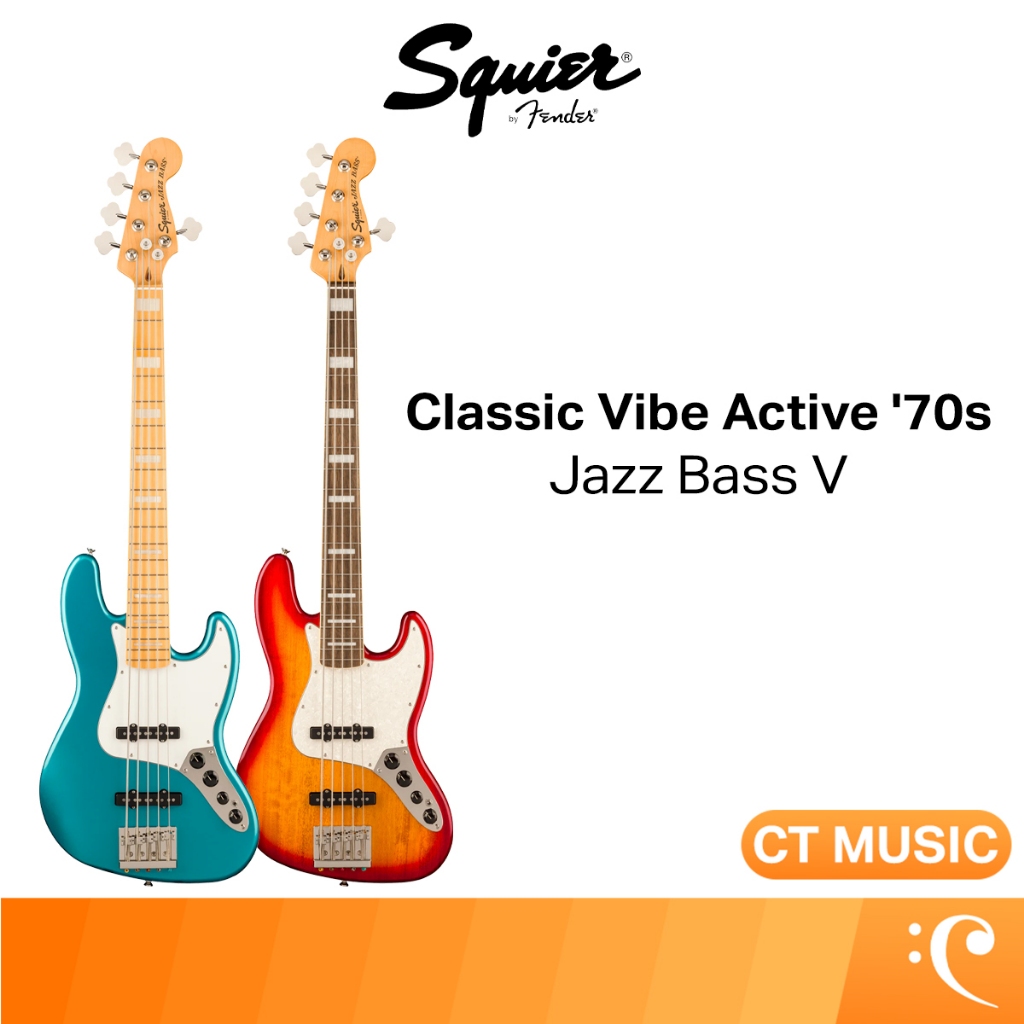 Squier Classic Vibe Active ’70s Jazz Bass V เบสไฟฟ้า