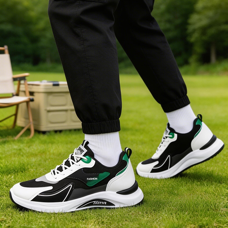 XWbrand รองเท้าผ้าใบลำลองผู้ชายรุ่นใหม่ หนา ระบายอากาศ รูปที่ 6
