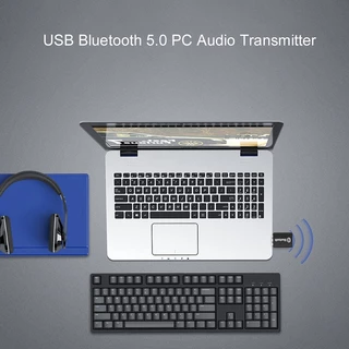 ตัวรับสัญญาณบลูทูธ USB Bluetooth5.0 สัญญาณบลูทูธ adapter เครื่องรับ/ส่งบูลทูธสเตอริโอ สำหรับคอมพิวเตอร์ โน้ตบุ๊ค แล็ปท็อ
