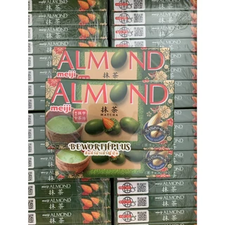 [พร้อมส่ง] Meiji Almond Chocolate Uji Matcha 67g ช็อกโกแลตอัลมอนด์เคลือบ มัทฉะอุจิพรีเมียม