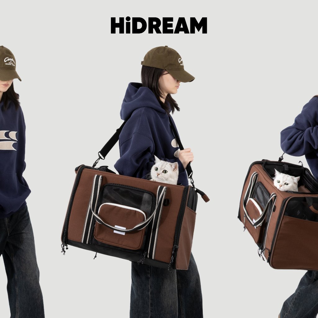 [ส่งด่วน] HiDREAM กระเป๋าสัตว์เลี้ยงไซส์ใหญ่ Pet Travel Carrier XL กว้าง ใหญ่ ไม่อึดอัด เดินทางสะดวก