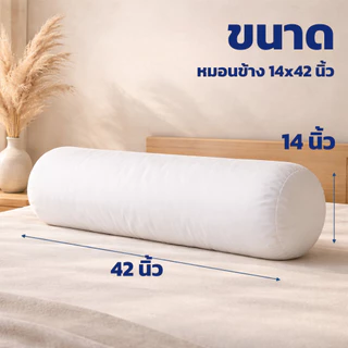 Set หมอนหนุน+หมอนข้าง Polyester สุดคุ้ม ใยแน่น