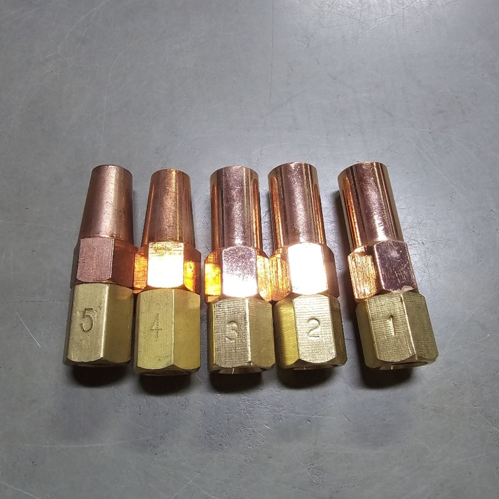 KOVET นมหนูเชื่อม แอลพีจี เบอร์ 1-5 Welding tip LPG #1 #2 #3 #4 #5