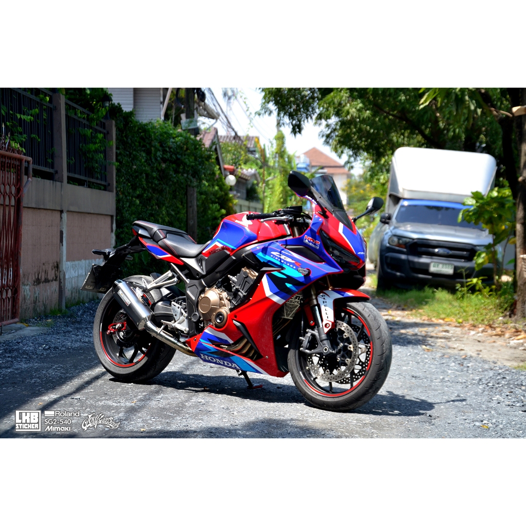 สติ๊กเกอร์แต่งลายรถ Honda Cbr 650R 2019 – 2023 ลาย CBR FIREBLADE ราคา ถูกที่สุด ดีลบีเคเค แกลเลอรีภาพที่ 2