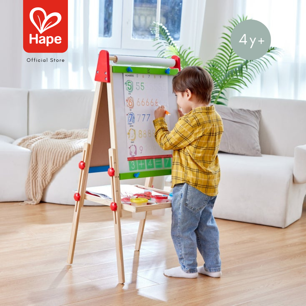 Hape - Letters and Numbers Tracing        สมุดฝึกคัดลายมือ และภาพพิมพ์ฉลุ        4Y+ รูปที่ 2