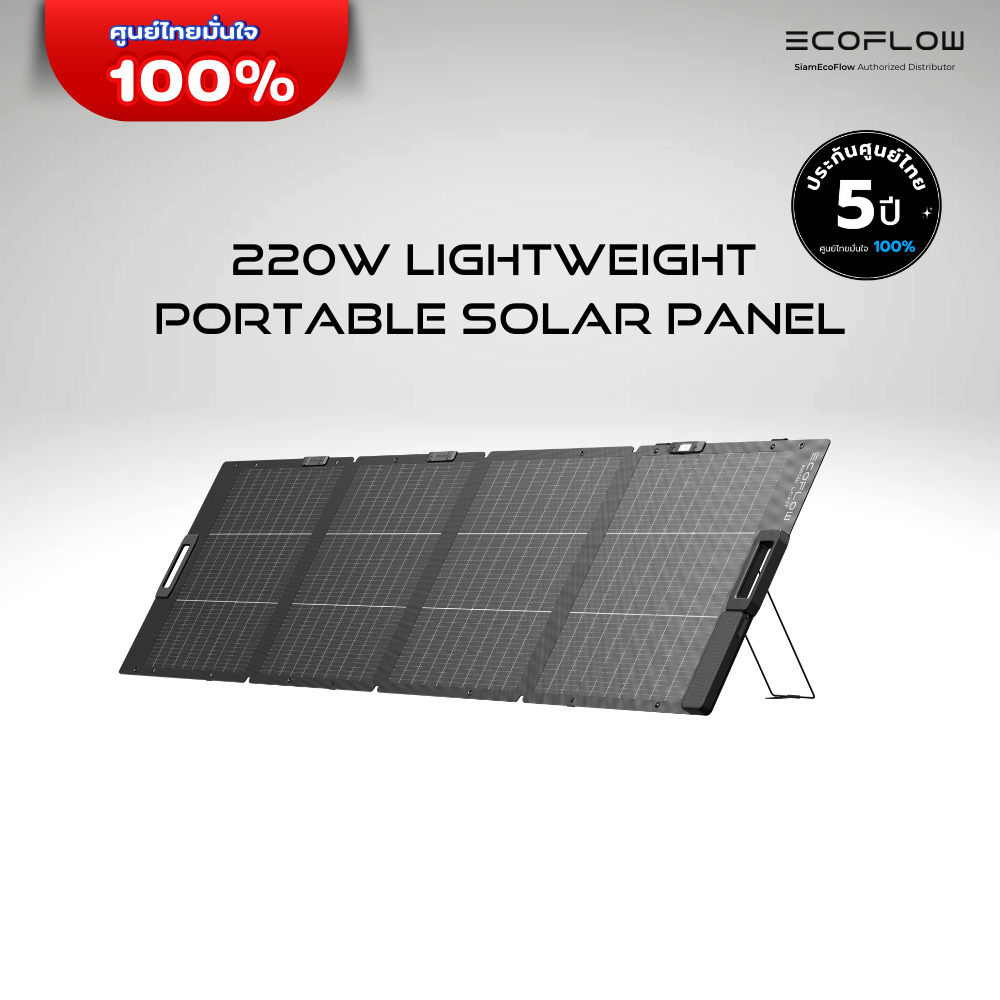 EcoFlow 220W  Lightweight  Portable Solar Panel