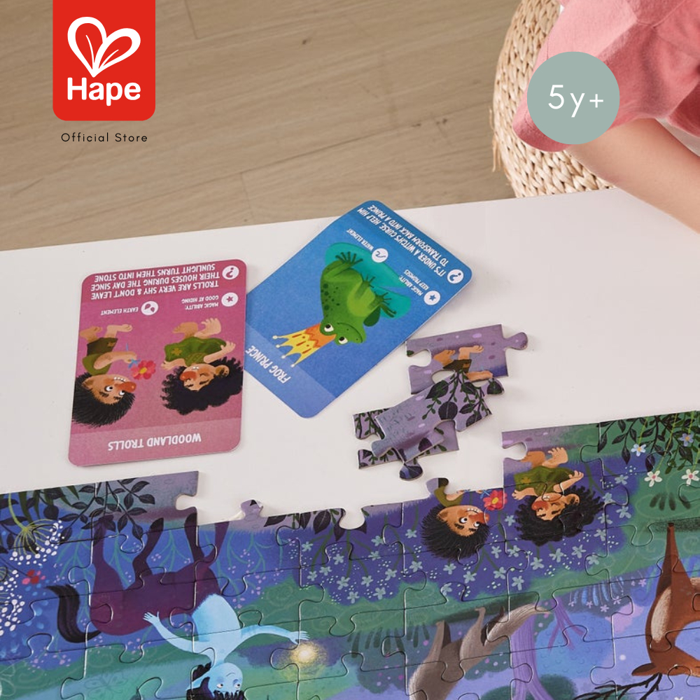 Hape Magic Forest Glow-in-the-Dark Puzzle, 1.5 m, 6Y+ image 5