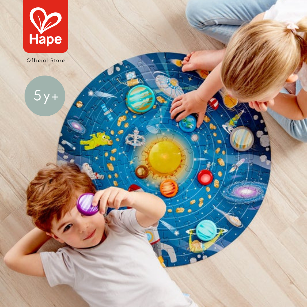Hape Solar System Puzzle	ปริศนาระบบสุริยะจักรวาล	5Y+ รูปที่ 3