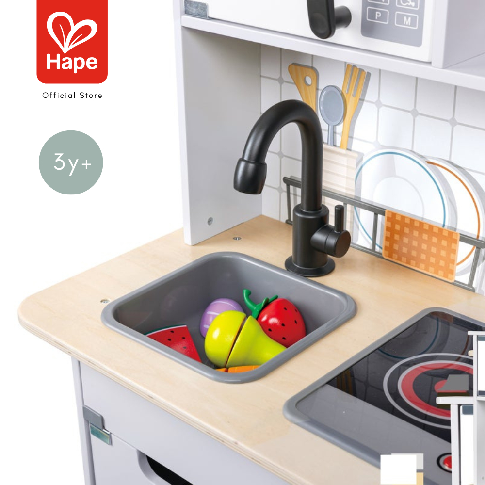 Hape Kitchen with Light and Sound ครัวน้อยมีไฟใส่ถ่าน มีเสียง	3Y+ รูปที่ 3