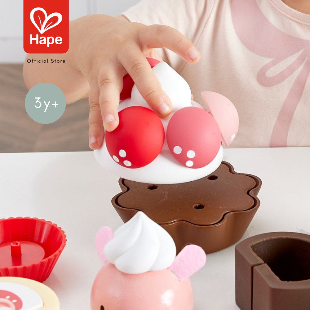 Hape Strawberry Dessert Set	รวมของหวานสตรอว์เบอร์รี	3Y+ รูปที่ 3